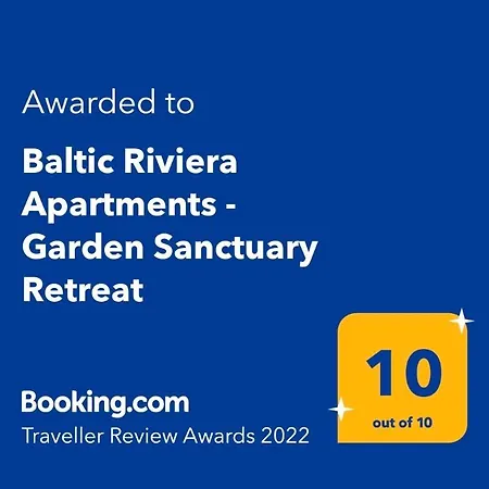 Апартаменты Baltic Riviera - Garden Sanctuary Retreat Гданьск